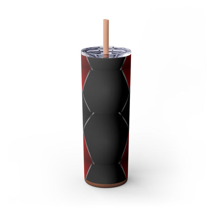 DANGER Skinny Tumbler with Straw, 20oz