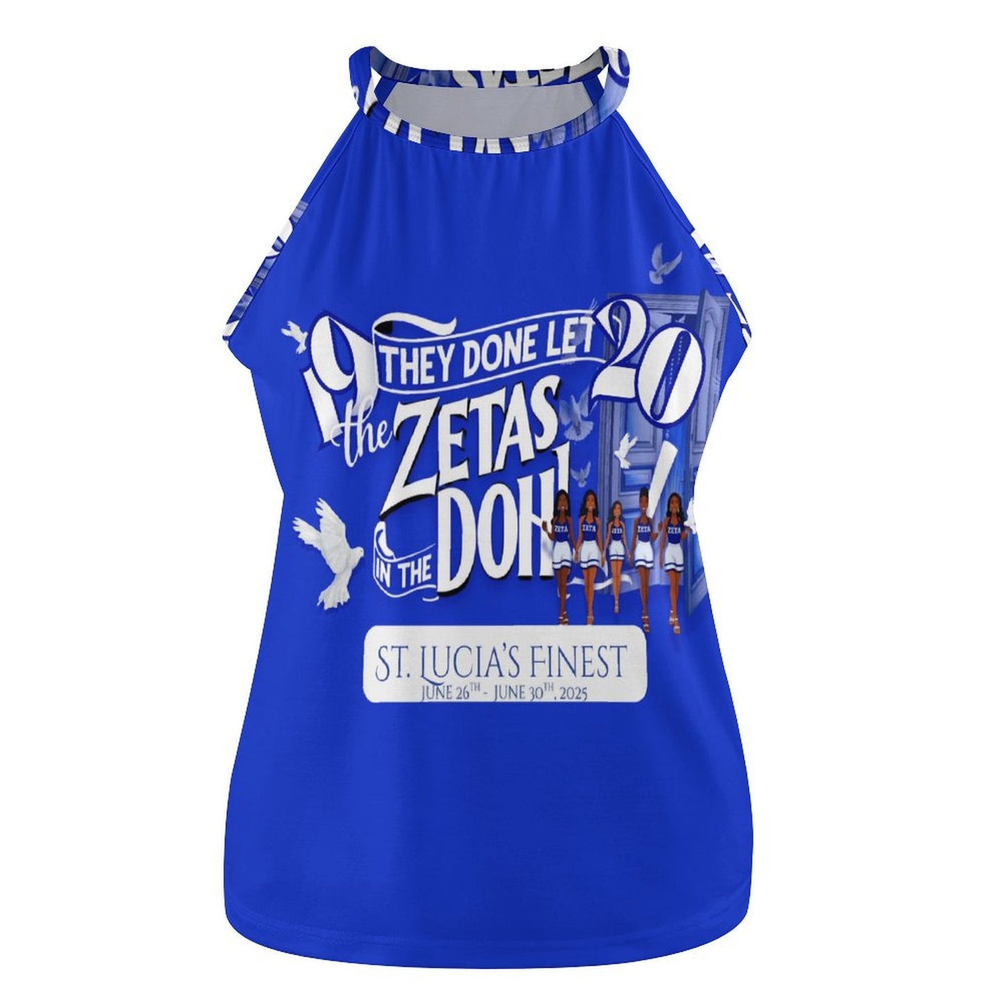 They Done Let the Zetas In the Doh Women's Round-Neck Vest
