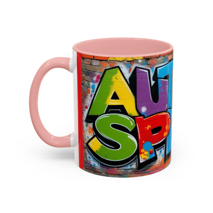 Coffee Mug - Autism Speak Graffiti Style Design