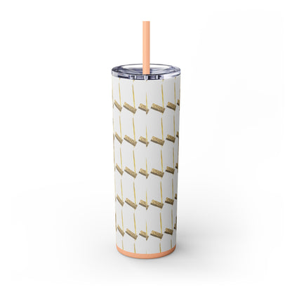 "Will you be my Bridesmaid?" Skinny Tumbler with Straw, 20oz