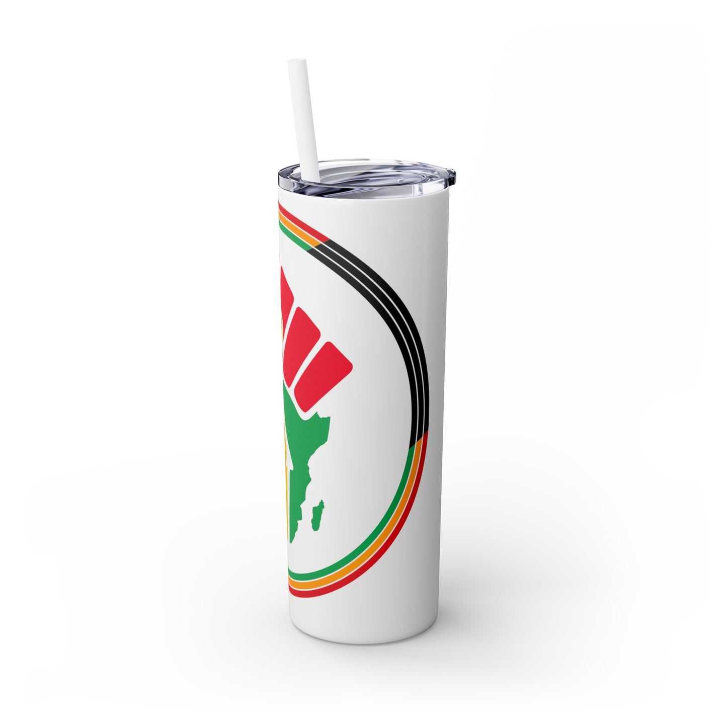 Juneteenth Skinny Tumbler with Straw, 20oz
