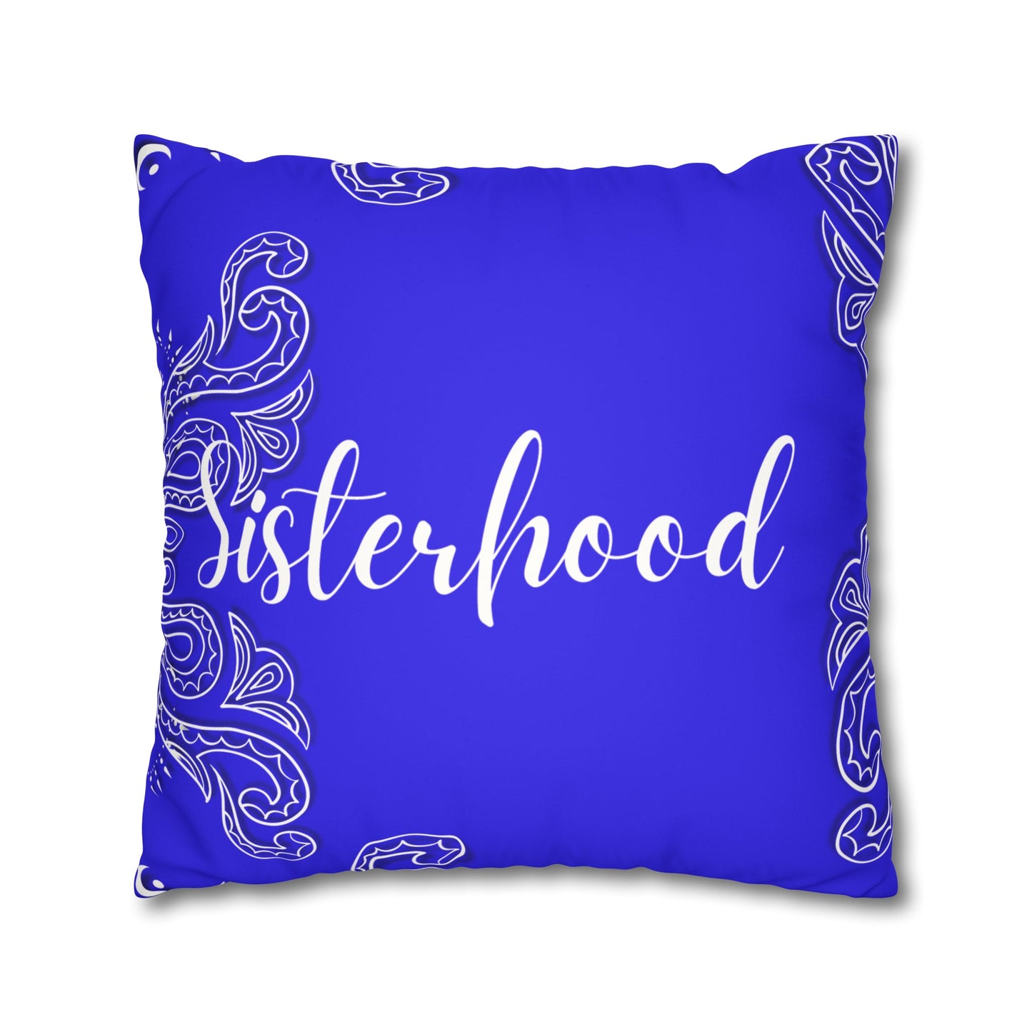 Sister Hood 1920 Faux Suede Square Pillowcase