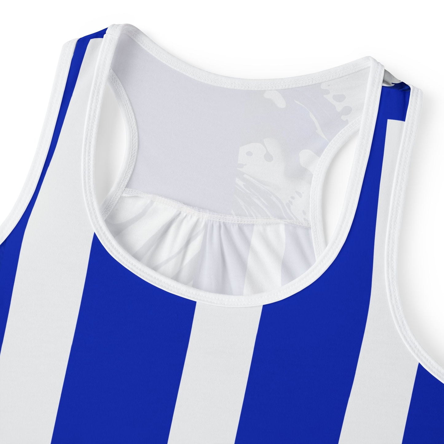 Royal Blue & White Tank