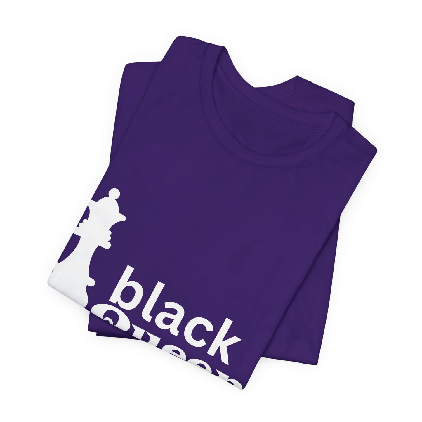 Black Queen Chess Tee - Unisex Jersey Short Sleeve