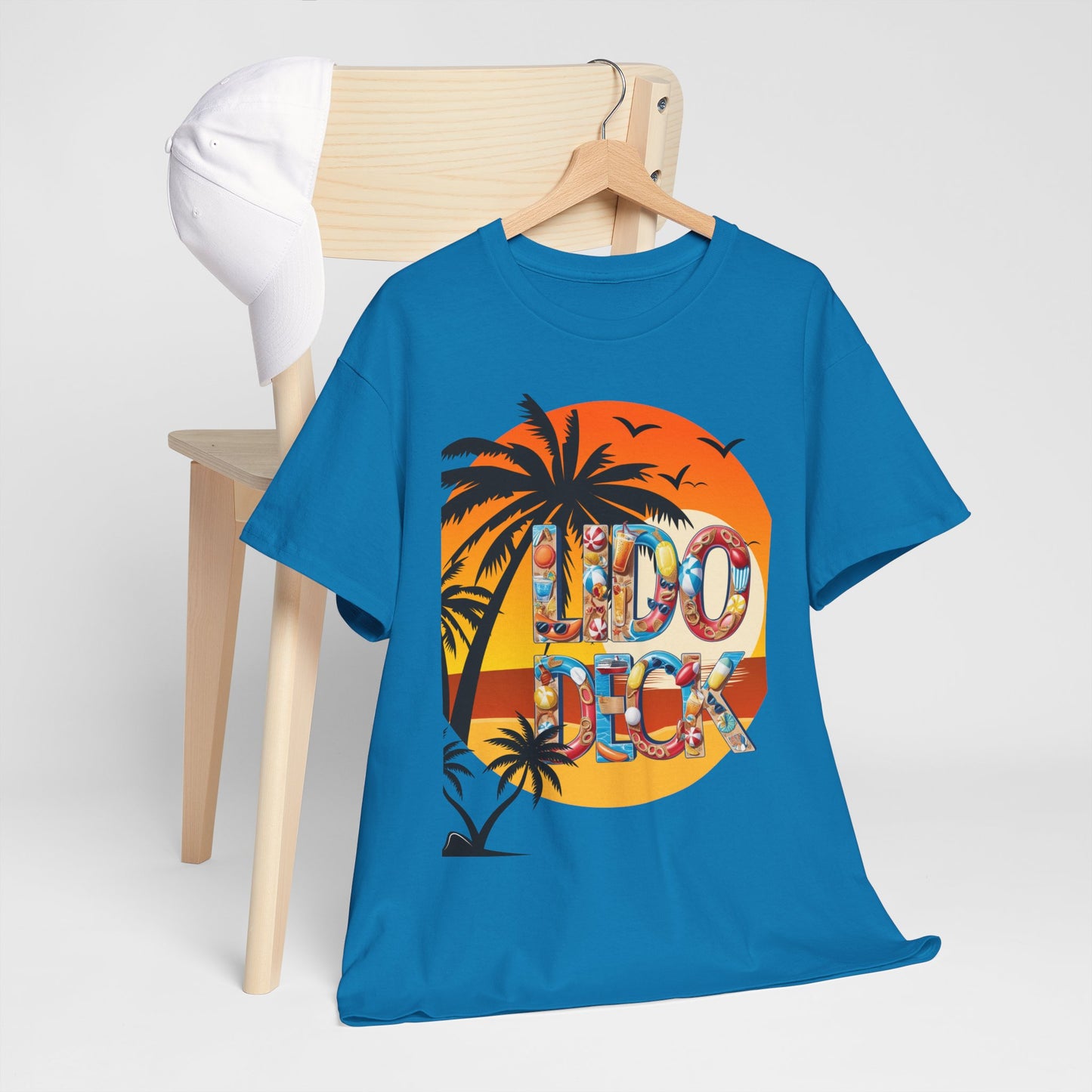 Lido Deck Unisex Tee - Cruise Ship Beach Poolside Vacation Shirt
