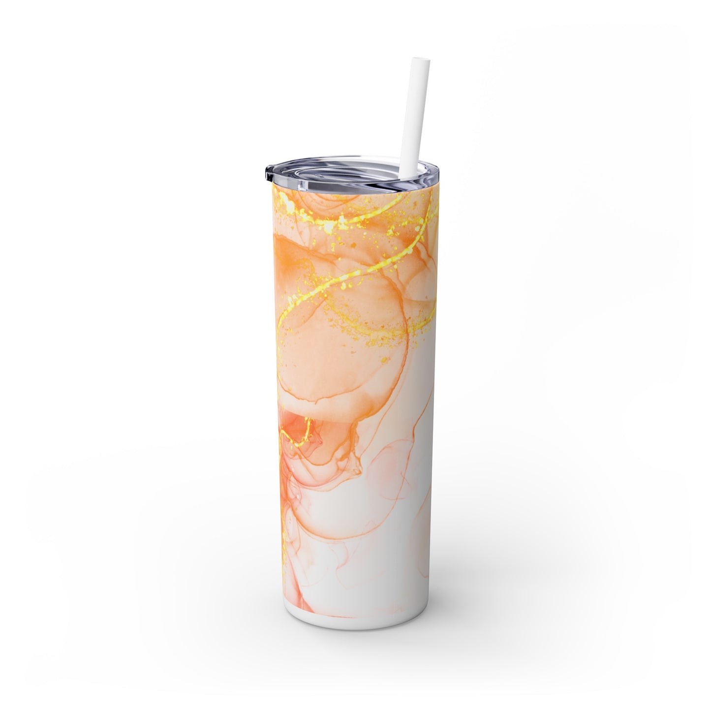 Fire  Skinny Tumbler with Straw, 20oz Model# 051701