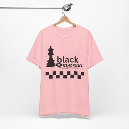 Black Queen Chess Tee - Unisex Jersey Short Sleeve