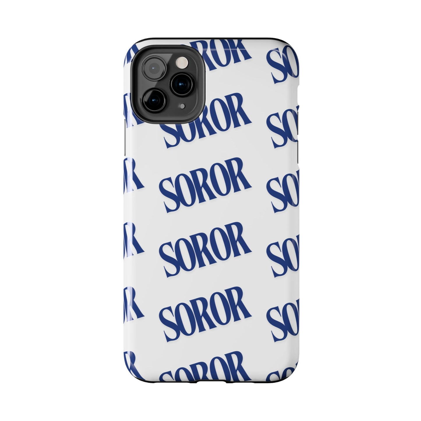 Phone Case - Soror White & Royal Blue