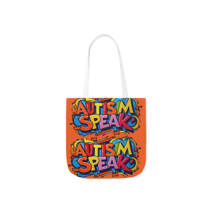 Autism Awareness Canvas Tote Bag,