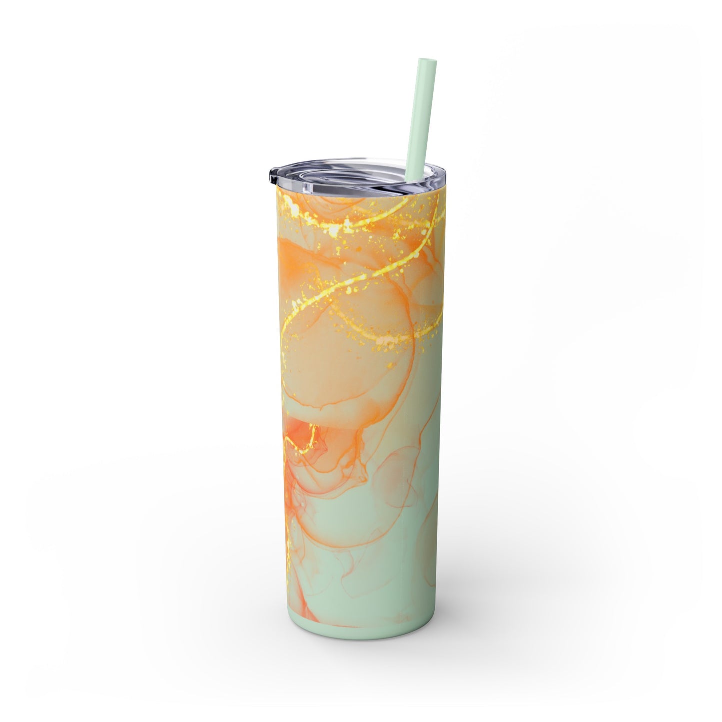 Fire  Skinny Tumbler with Straw, 20oz Model# 051701