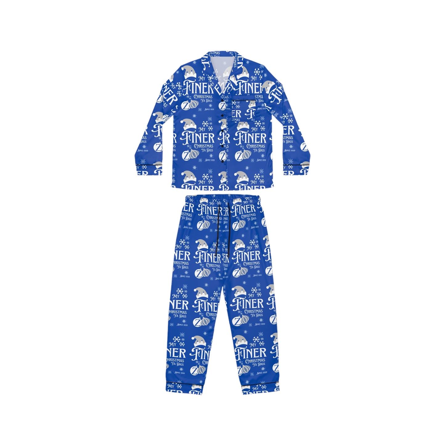 Satin Pajamas - Finer Zeta Inspired Christmas Pajamas