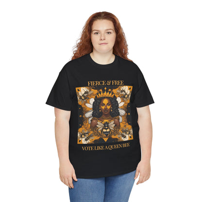 Queen Bee Vote Heavy Cotton Tee