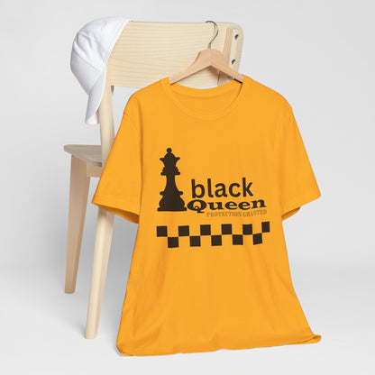 Black Queen Chess Tee - Unisex Jersey Short Sleeve