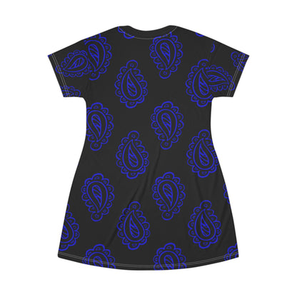 Cowgirl T-Shirt Dress -Black