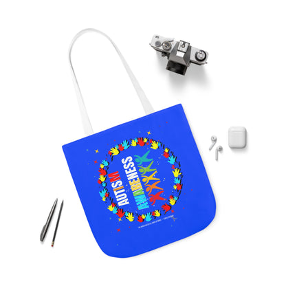 Autism Awareness Canvas Tote Bag,