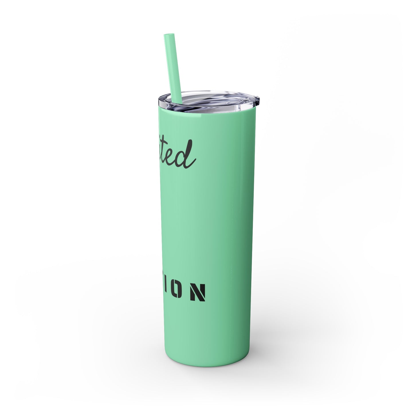 Limited Edition Customizable Skinny Tumbler with Straw, 20oz