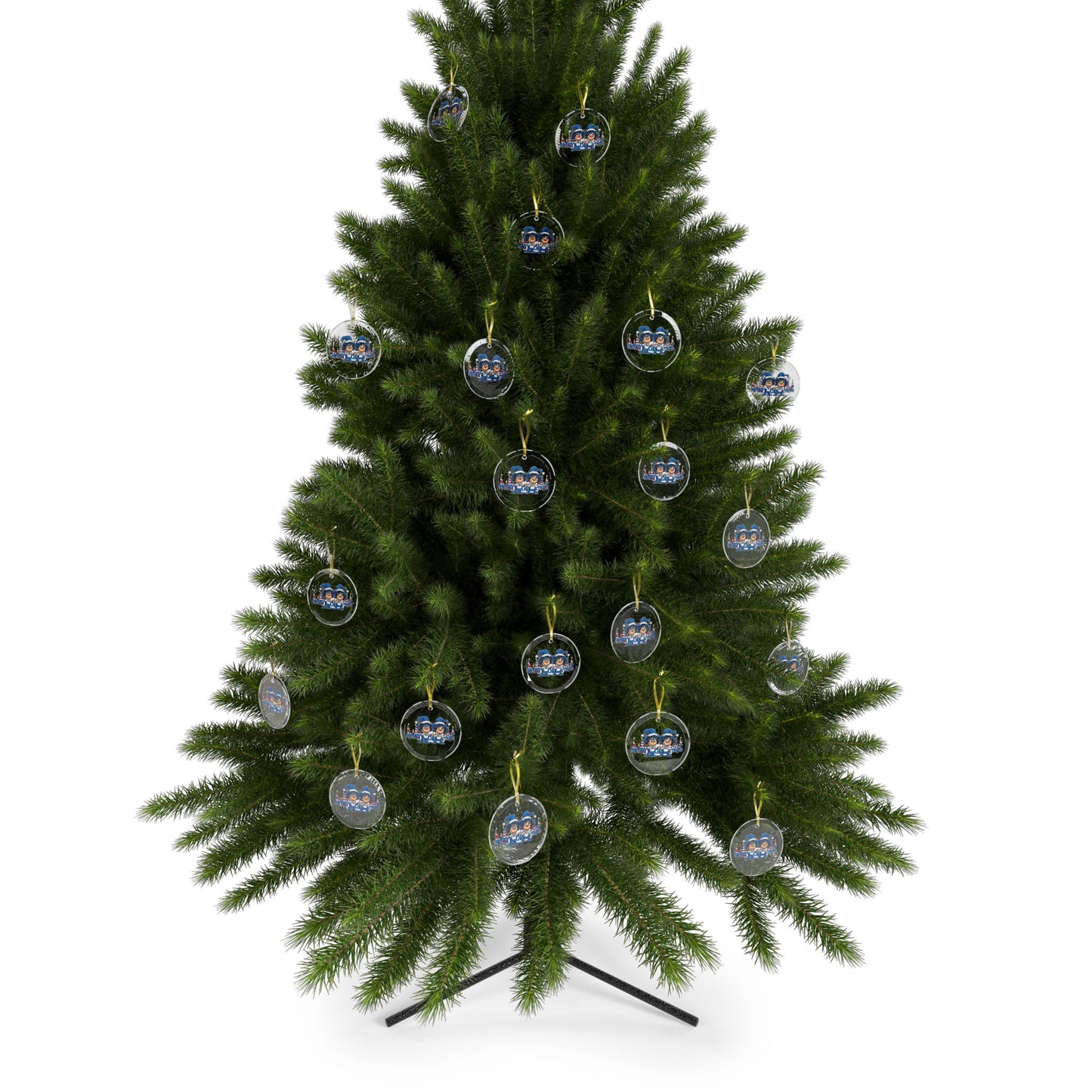 Glass Ornaments Merry Christmas from Thing 1 and 2