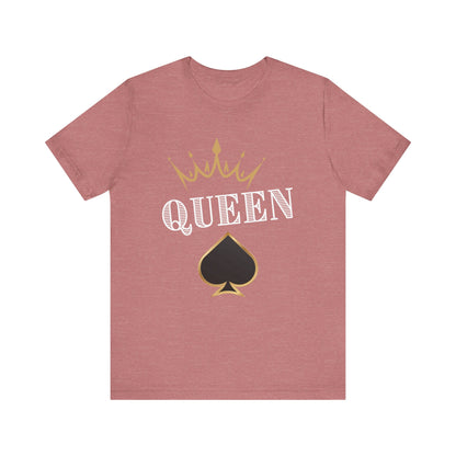 Queen Spades Tee - Unisex Jersey Short Sleeve