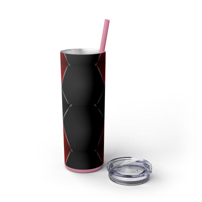 DANGER Skinny Tumbler with Straw, 20oz