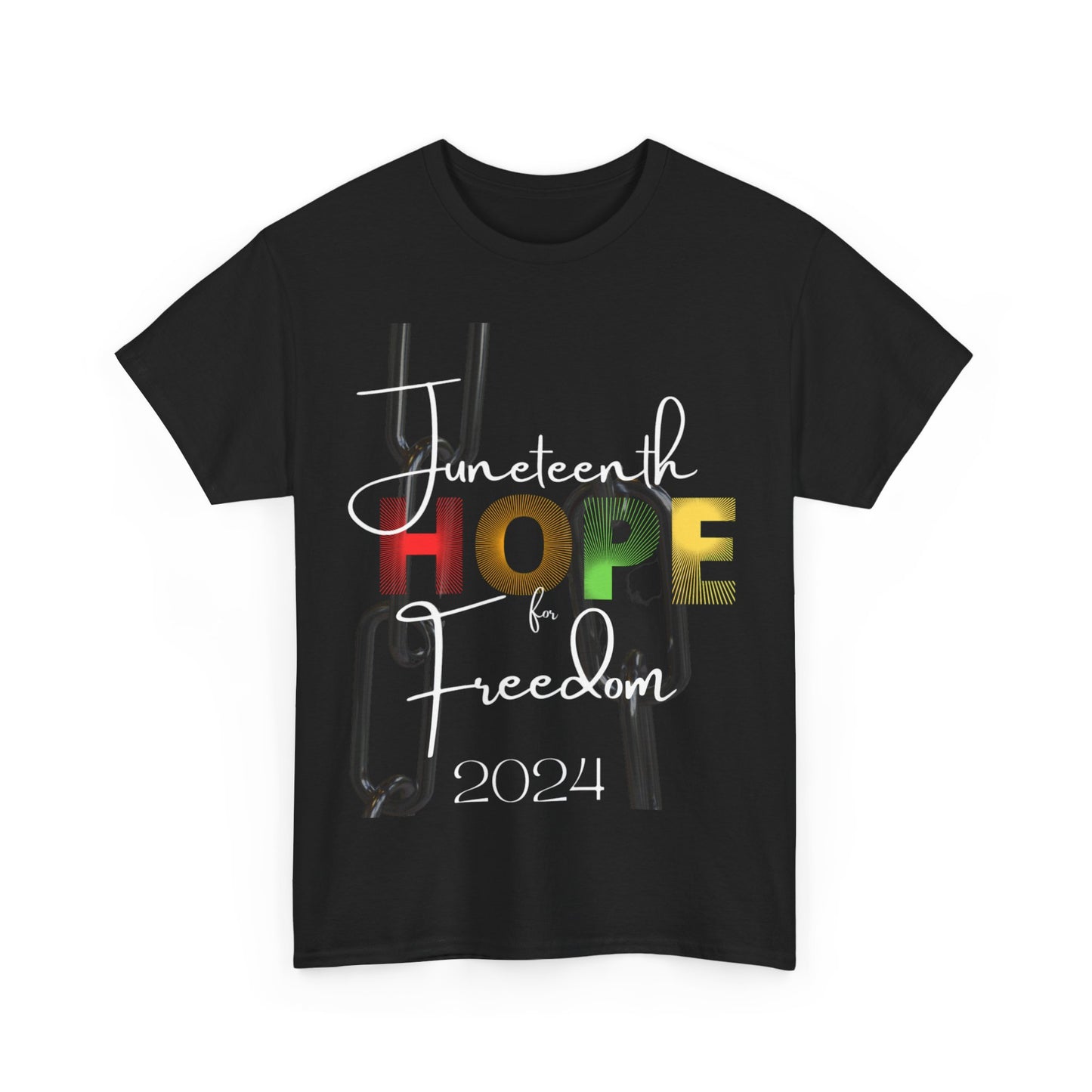 Juneteenth Hope & Freedom Unisex Heavy Cotton Tee