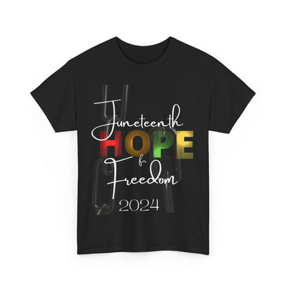 Juneteenth Hope & Freedom Unisex Heavy Cotton Tee
