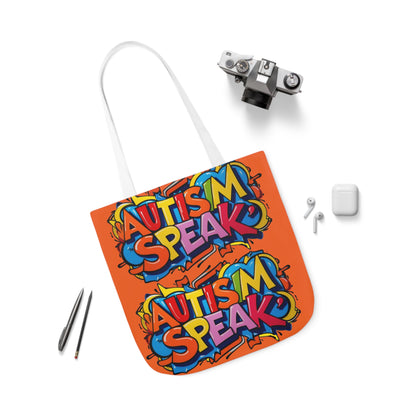 Autism Awareness Canvas Tote Bag,