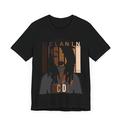 Melanin Loc'd Jersey Short Sleeve Tee