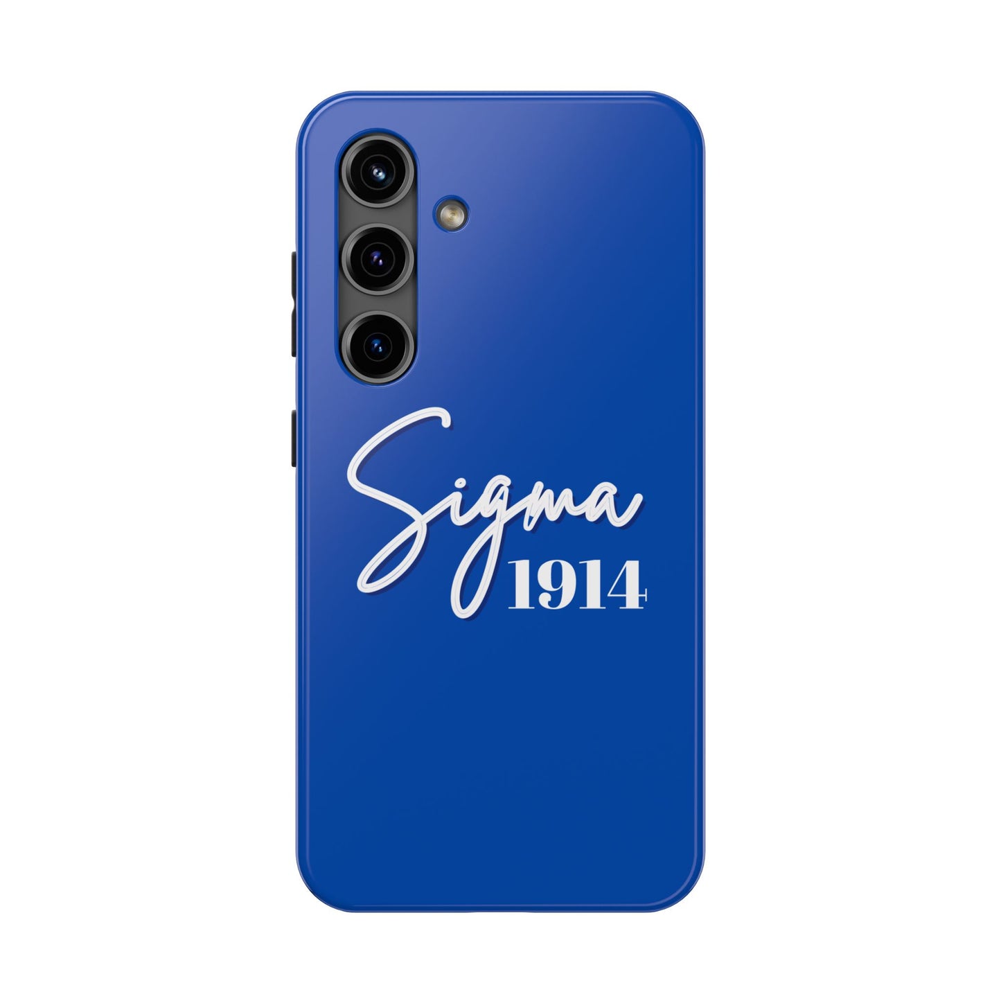 Phone Case -Sigma 1914 Fraternity White & Royal Blue