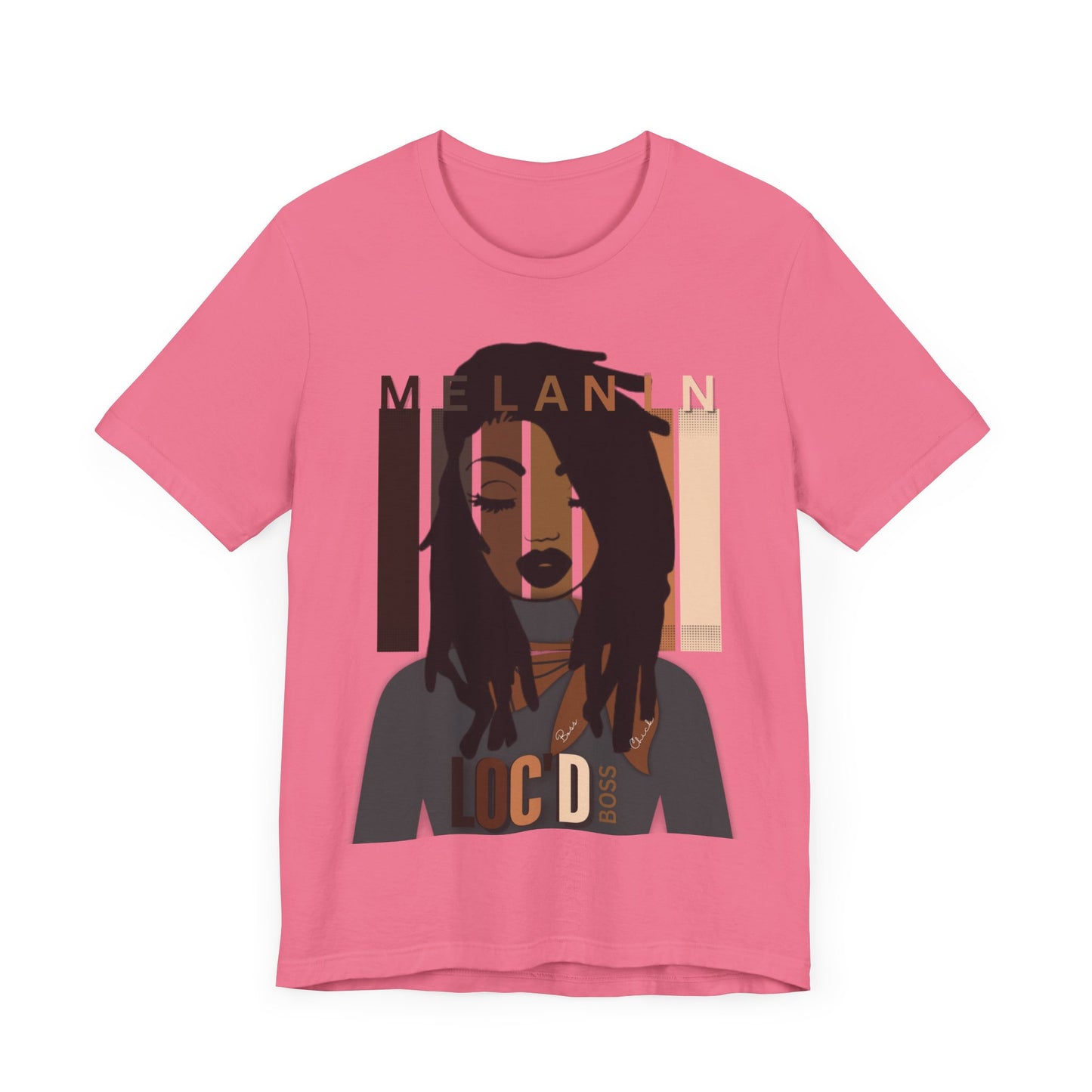 Melanin Loc'd Jersey Short Sleeve Tee