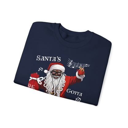 Christmas Santa's Gotta Groove Crewneck Sweatshirt