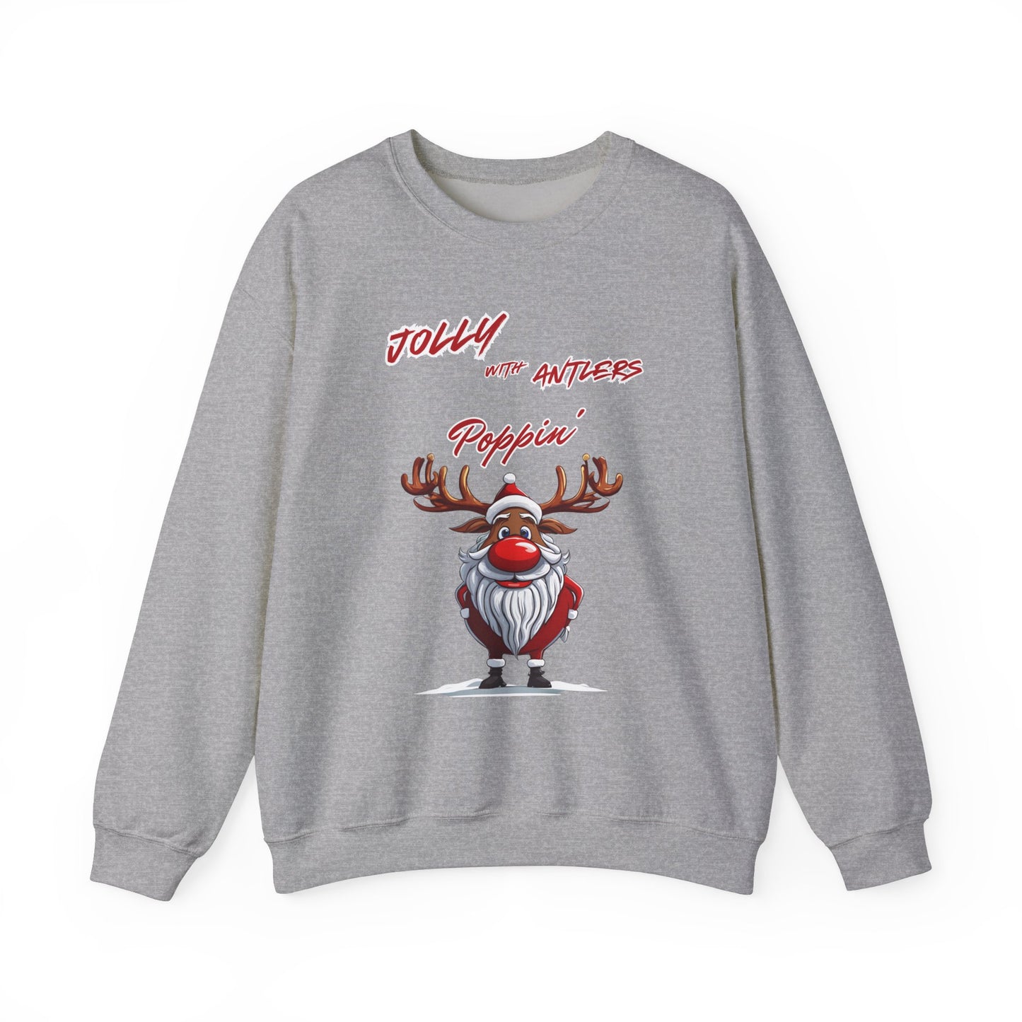 Christmas Antlers Crewneck Sweatshirt