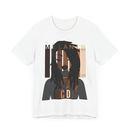 Melanin Loc'd Jersey Short Sleeve Tee