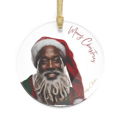 Ornaments African American Santa Claus