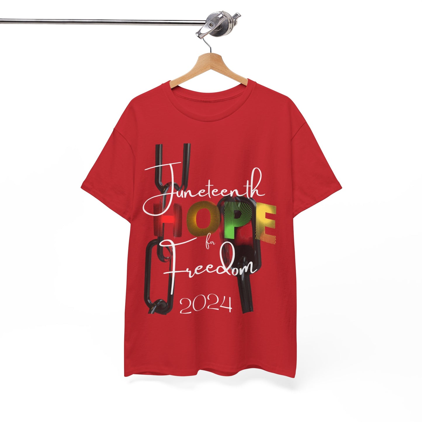 Juneteenth Hope & Freedom Unisex Heavy Cotton Tee