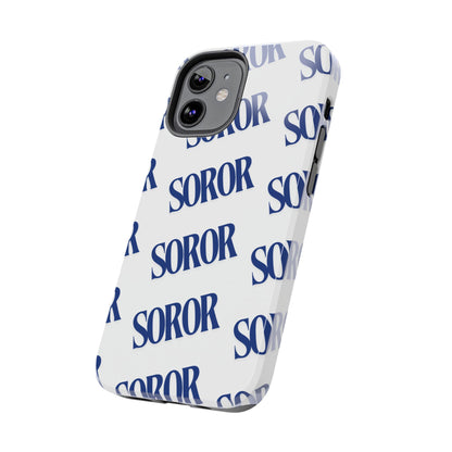 Phone Case - Soror White & Royal Blue