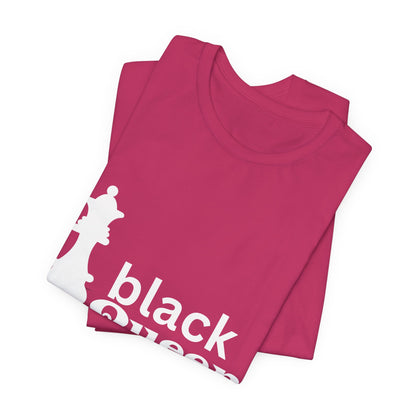 Black Queen Chess Tee - Unisex Jersey Short Sleeve