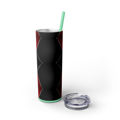 DANGER Skinny Tumbler with Straw, 20oz