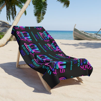 Cruise Squad 2025 Carnival Freedom Beach Towel