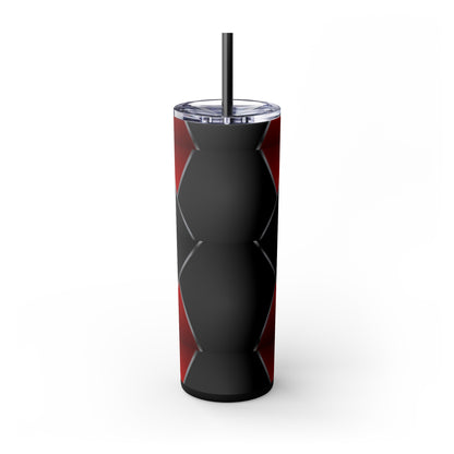 DANGER Skinny Tumbler with Straw, 20oz