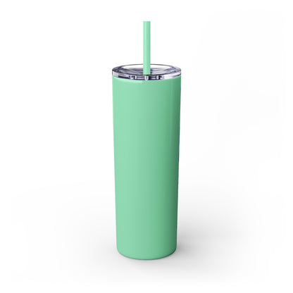 Boss Chick Skinny Tumbler with Straw, 20oz