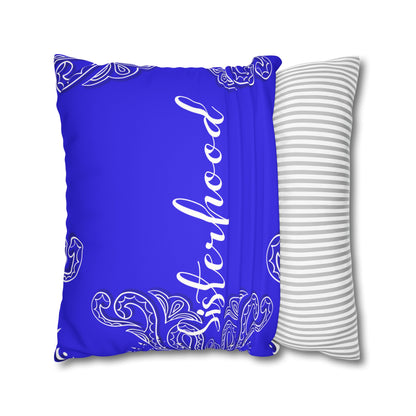 Sister Hood 1920 Faux Suede Square Pillowcase