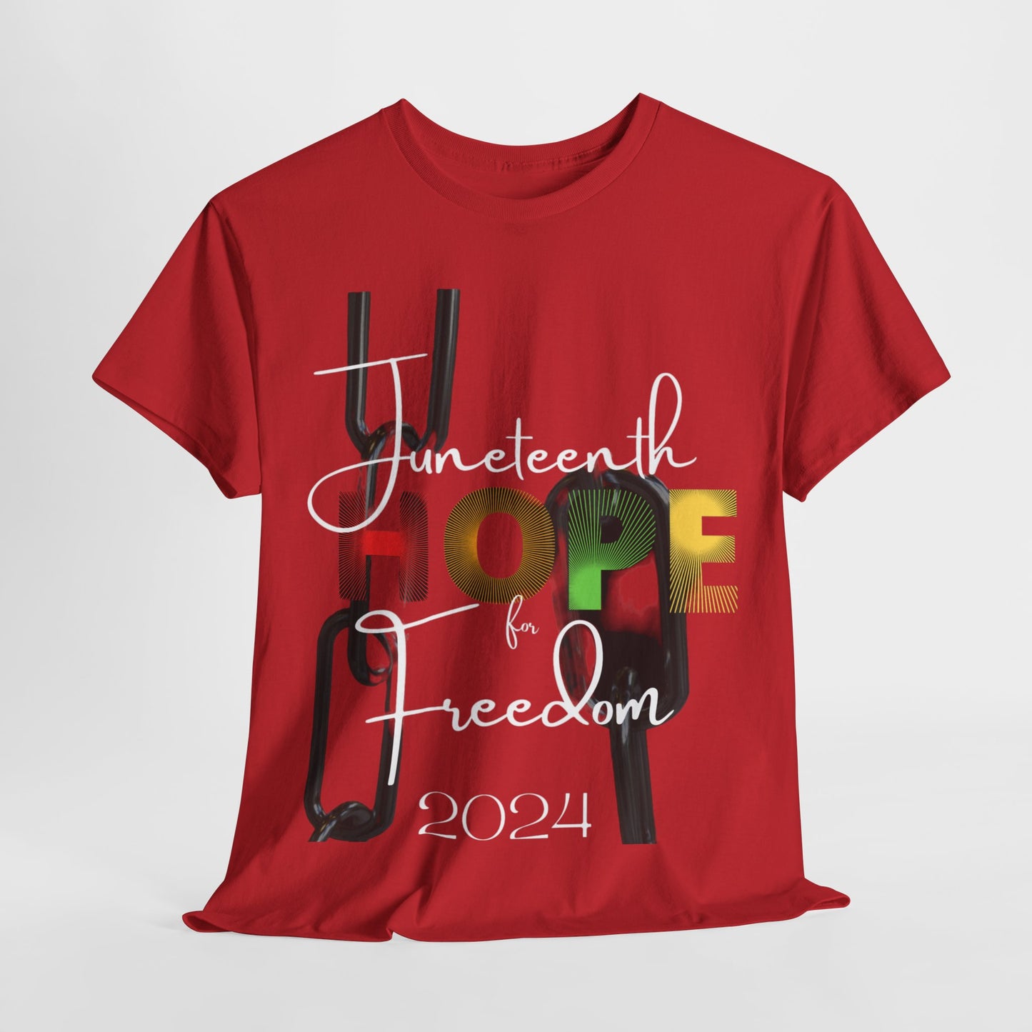Juneteenth Hope & Freedom Unisex Heavy Cotton Tee