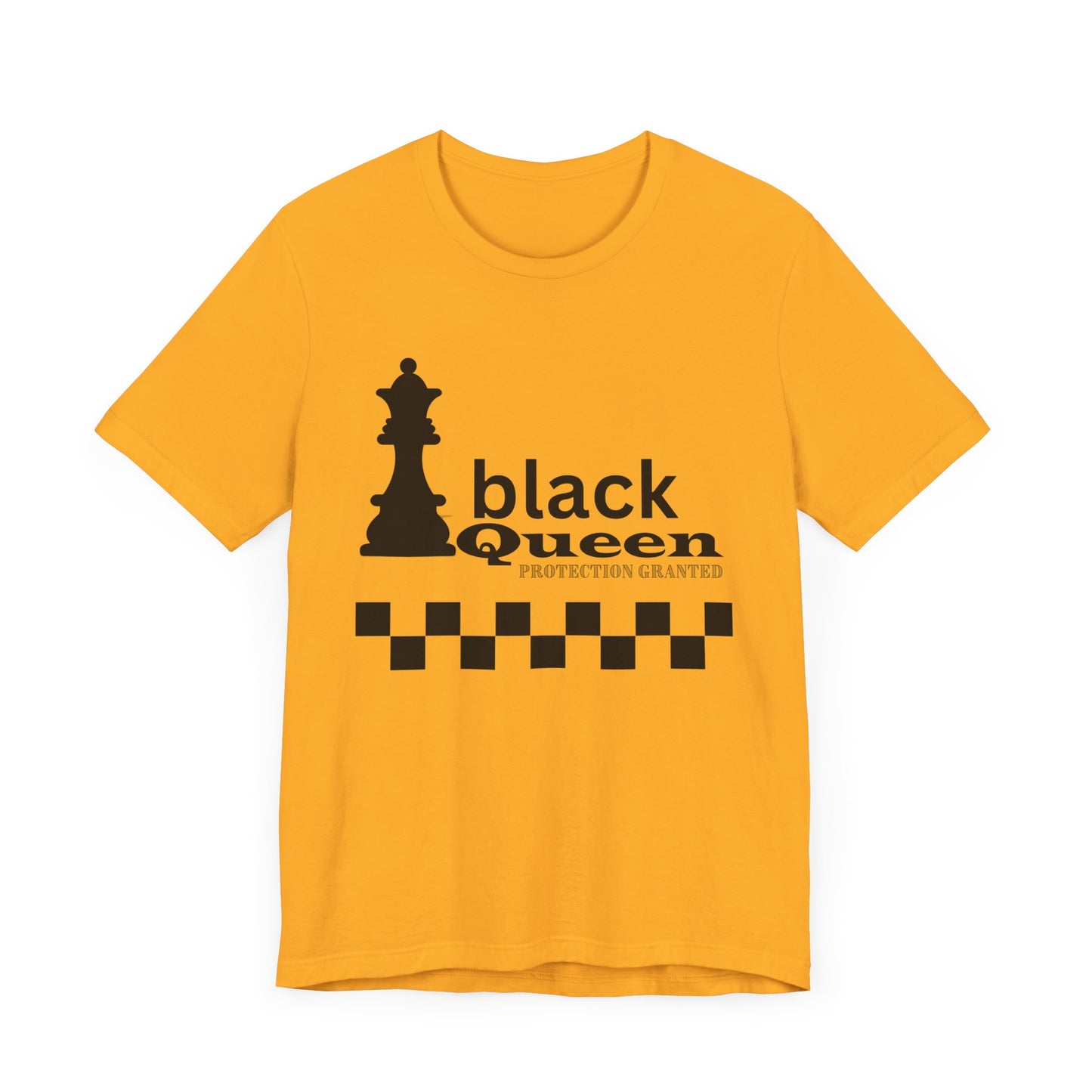Black Queen Chess Tee - Unisex Jersey Short Sleeve