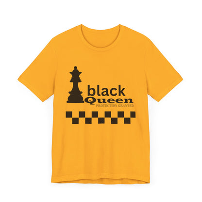 Black Queen Chess Tee - Unisex Jersey Short Sleeve