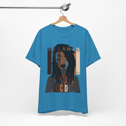 Melanin Loc'd Jersey Short Sleeve Tee