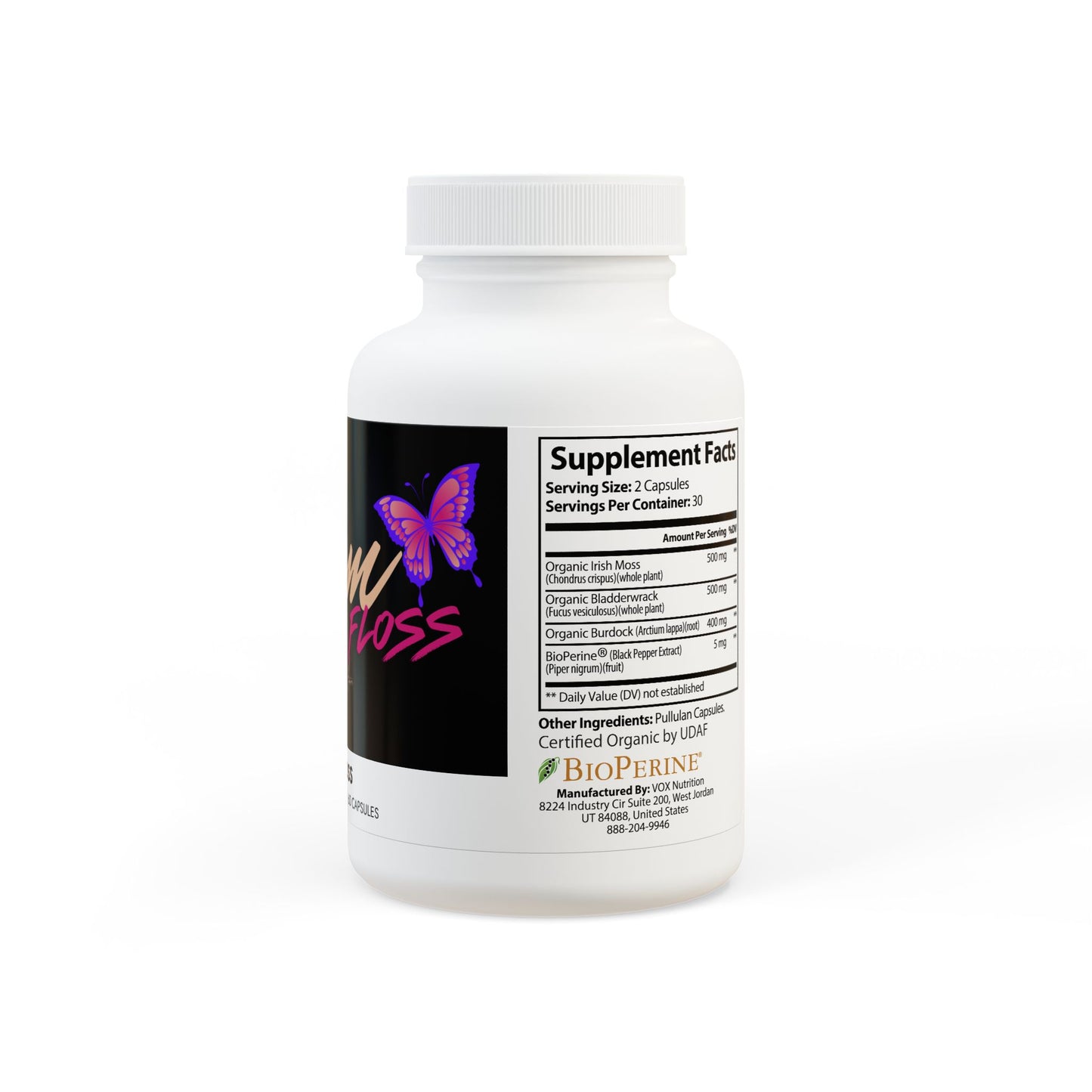 Team Dental Floss Sea Moss Supplement (60 Capsules)