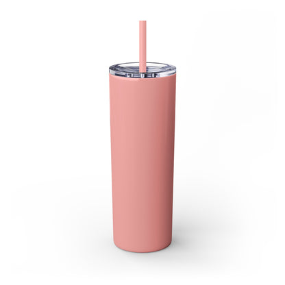 Bride Crew Skinny Tumbler with Straw, 20oz