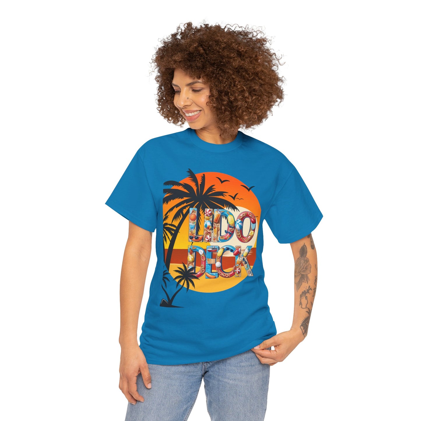 Lido Deck Unisex Tee - Cruise Ship Beach Poolside Vacation Shirt