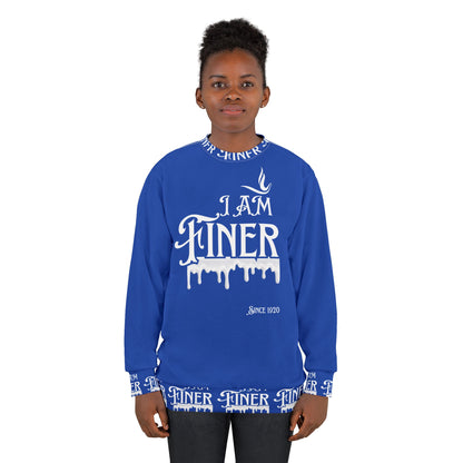 Royal Blue Sweatshirt -I am Finer
