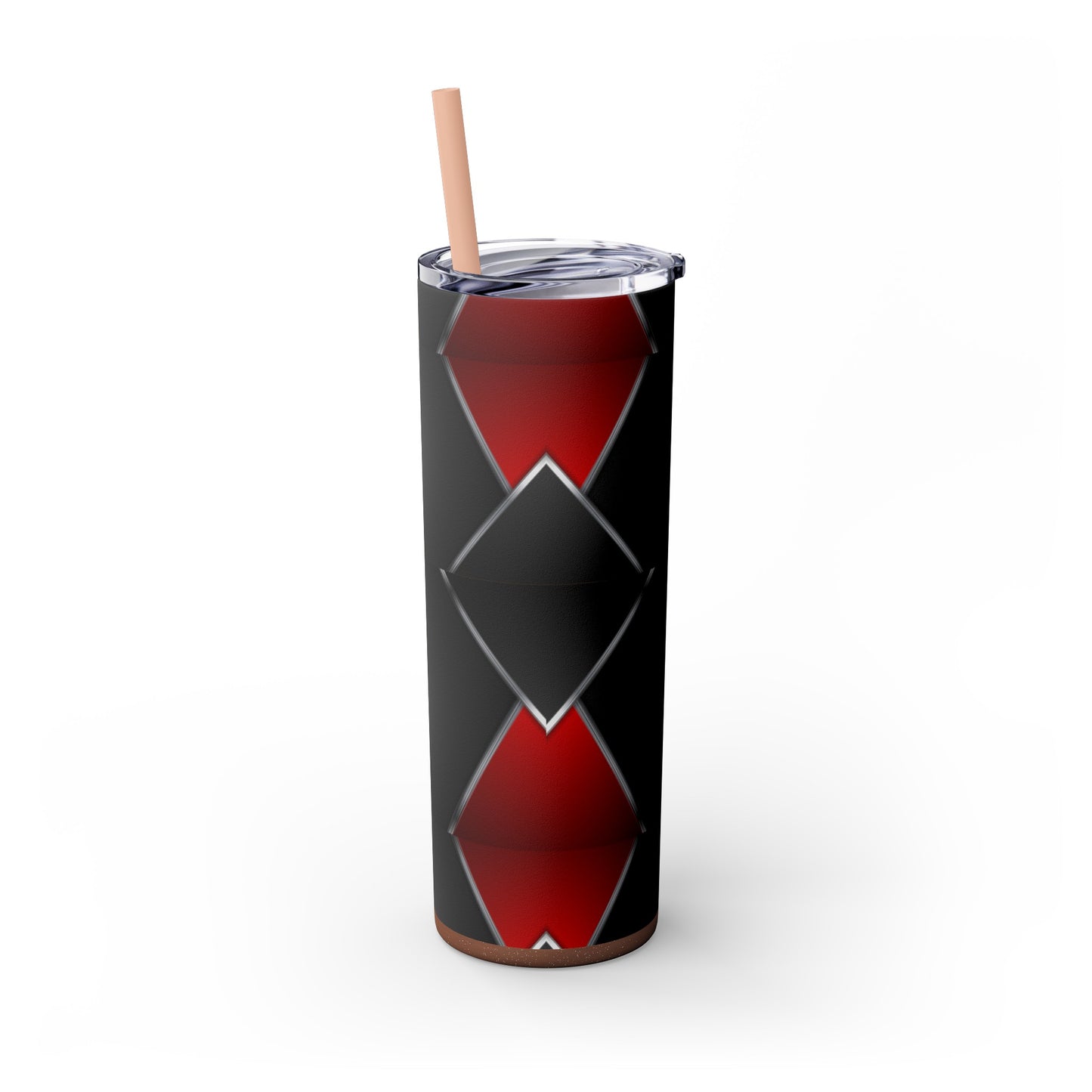 DANGER Skinny Tumbler with Straw, 20oz